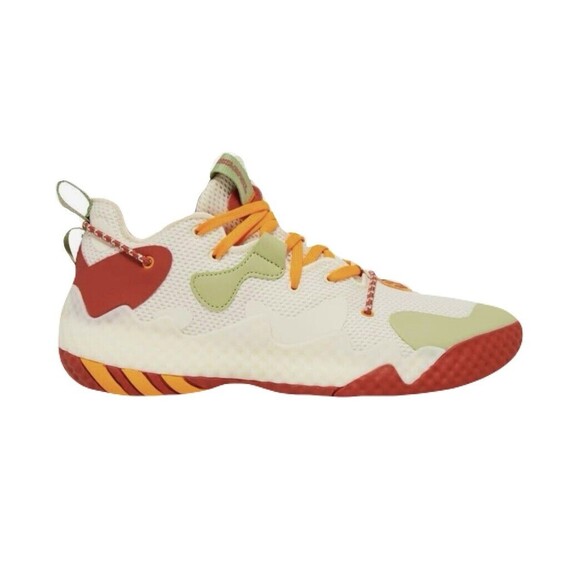 NEW adidas Harden Vol 6 Mens Size 13 Wonder White Magic Lime Basketball Sneakers